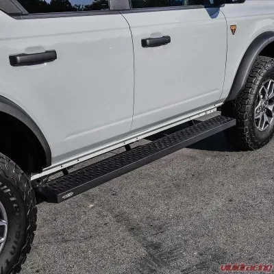 Westin Grate Steps Running Boards Textured Black Ford Bronco 4 Door 2021-2023 - 27-74725