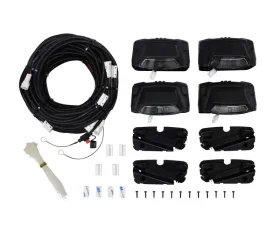 Westin Automotive R5 Nerf Step Bar LED Light Kit with 4 End Caps and Wiring Harness