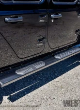 Westin Automotive R5 Nerf Step Bars for Jeep Gladiator 2020-2022, Textured Black Aluminum                                     - 28-51325 - Image 5