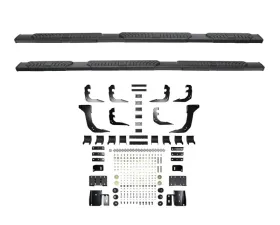 Westin Automotive R5 Modular Wheel to Wheel Nerf Step Bars Black for Ram 1500 2019-2022