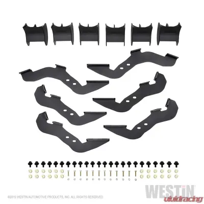 Westin Automotive R7 Nerf Step Bars Black Aluminum for Ford Ranger 2019-2021 Super Crew Cab - 28-71295