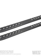 Westin Automotive Thrasher Running Boards for Chevrolet Silverado & GMC Sierra, Textured Black Steel                                     - 28-81265 - Image 11