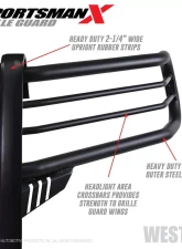 Westin Sportsman X Grille Guard Toyota 4Runner 2014-2022                                     - 40-33825 - Image 6