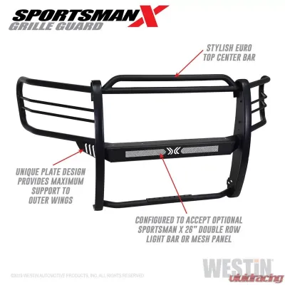 Westin Sportsman X Grille Guard Ford - 40-33835