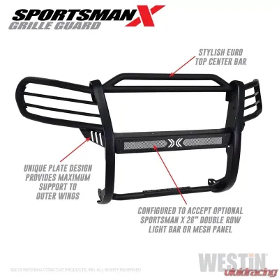Westin Sportsman X Grille Guard Toyota Tacoma 2016-2020 - 40-33885