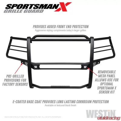 Westin Sportsman X Grille Guard Chevrolet Silverado 1500 2019-2020 - 40-33955