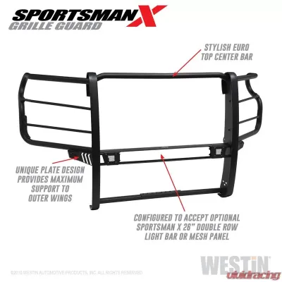Westin Sportsman X Grille Guard GMC Sierra 2022 - 40-33995