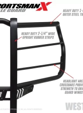 Westin Sportsman X Grille Guard GMC Sierra 2022                                     - 40-33995 - Image 3