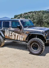 Westin Automotive XTX Rock Sliders for Jeep Wrangler 2018-2023, Textured Black Steel                                     - 42-14065 - Image 10