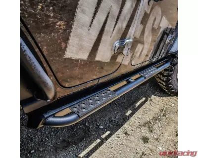 Westin Automotive XTX Rock Sliders for Jeep Wrangler 2018-2023, Textured Black Steel - 42-14065