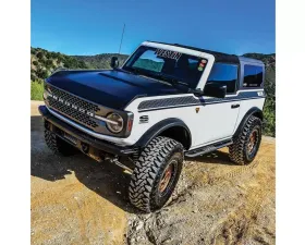 Westin Automotive XTX Rock Sliders for 2021-2023 Ford Bronco 2 Door, Textured Black Steel