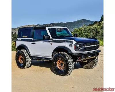 Westin Automotive XTX Rock Sliders for 2021-2023 Ford Bronco 2 Door, Textured Black Steel - 42-14185