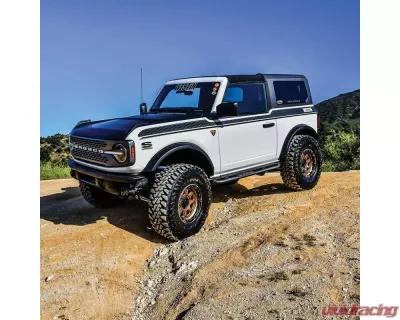 Westin Automotive XTX Rock Sliders for 2021-2023 Ford Bronco 2 Door, Textured Black Steel - 42-14185