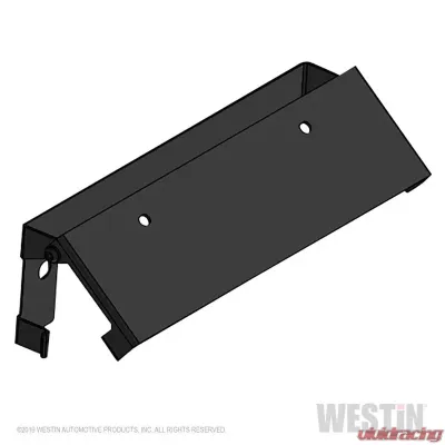 Westin Winch Mount License Plate Relocator - 46-20065