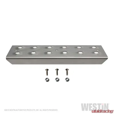 Westin Automotive HDX Stainless Drop Replacement Step Plate Kit, 11 in. with Screws - 56-100011