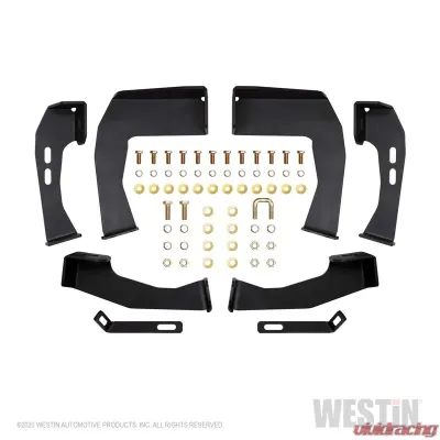 Westin Automotive HDX Stainless Drop Nerf Step Bars for Chevrolet/GMC 1999-2019, Black - 56-116852