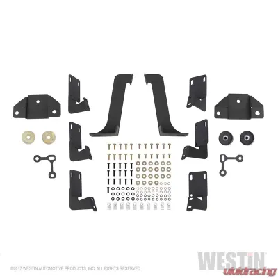 Westin Automotive HDX Drop Wheel to Wheel Nerf Step Bars for Ford F-250/F-350 1999-2016, Black Steel - 56-534015