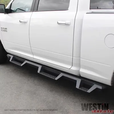 Westin Automotive HDX Drop Wheel to Wheel Nerf Step Bars Black Steel for Ram 1500/2500/3500 - 56-534325
