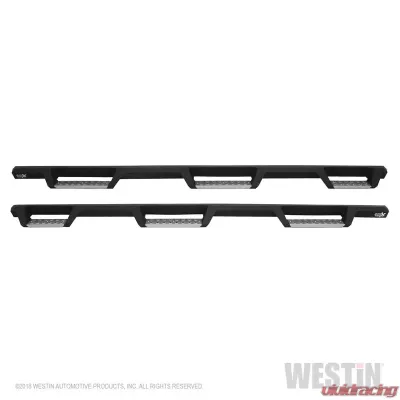 Westin Automotive HDX Stainless Drop Wheel To Wheel Nerf Step Bars for Chevy Silverado/GMC Sierra 2007-2018, Textured Black - 56-5345652