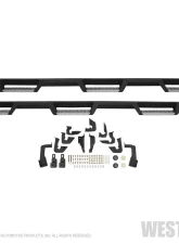 Westin Automotive HDX Stainless Drop Wheel To Wheel Nerf Step Bars for Chevy Silverado/GMC Sierra 2007-2018, Textured Black                                     - 56-5345652 - Image 6