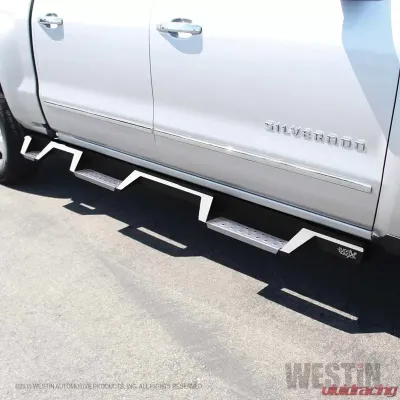 Westin Automotive HDX Stainless Drop Wheel To Wheel Nerf Step Bars for Chevy Silverado/GMC Sierra 2007-2018, Textured Black - 56-5345652