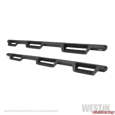 Westin Automotive HDX Drop Wheel to Wheel Nerf Step Bars, Black Steel, Fits 2007-2019 Chevy/GMC - 56-534575