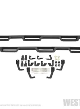 Westin Automotive HDX Drop Wheel to Wheel Nerf Step Bars, Black Steel, Fits 2007-2019 Chevy/GMC                                     - 56-534575 - Image 4