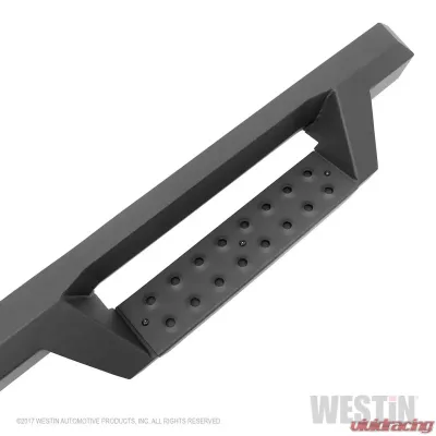 Westin Automotive HDX Drop Wheel to Wheel Nerf Step Bars, Black Steel, 2007-2019 Chevy/GMC - 56-534585