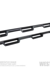 Westin Automotive HDX Drop Wheel to Wheel Nerf Step Bars, Black Steel, 2019-2022 Chevy Silverado/GMC Sierra                                     - 56-534715 - Image 6