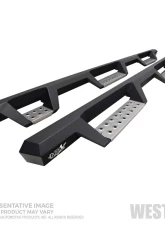 Westin Automotive HDX Stainless Drop Wheel To Wheel Nerf Step Bars, Textured Black, 1-Piece Design                                     - 56-5347752 - Image 6