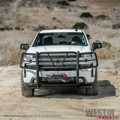 Westin HDX Winch Mount Grille Guard Chevrolet Silverado 1500 2019-2020 - 57-93955