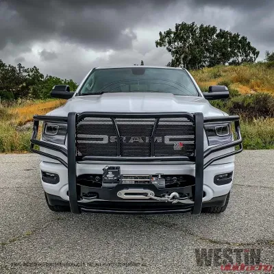 Westin HDX Winch Mount Grille Guard Ram 1500 2019-2022 - 57-93975