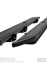 Westin Automotive Outlaw Nerf Step Bars for Jeep Gladiator 2020-2022, Textured Black Steel                                     - 58-54165 - Image 8