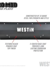 Westin Pro-Mod Skid Plate Ford F-250 Bumper Guard 2017-2018                                     - 58-71175 - Image 4