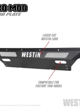 Westin Pro-Mod Skid Plate GMC Sierra Front                                     - 58-71225 - Image 5