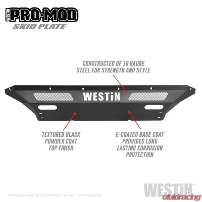 Westin Pro-Mod Skid Plate GMC Sierra Front - 58-71225