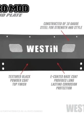 Westin Pro-Mod Skid Plate Toyota Tundra Bumper Guard 2014-2021                                     - 58-72015 - Image 3