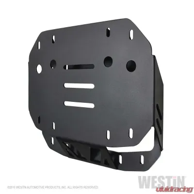 Westin Automotive WJ2 Spare Tire Relocator for Jeep Wrangler 2018-2022, Textured Black - 59-89005