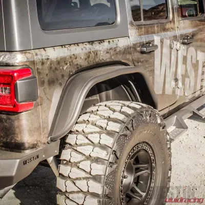Westin Tube Fenders Jeep Wrangler Rear 2018-2022 - 62-1035