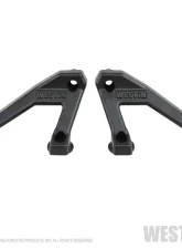 Westin Automotive LED Cowl Mount for Jeep Wrangler JL & Gladiator 2020-2022, Cast Aluminum, Textured Black                                     - 62-41075 - Image 5