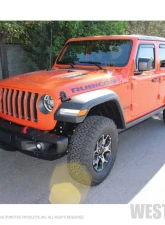 Westin In-Channel Wind Deflector Jeep Wrangler N/A 2018-2022                                     - 72-51499 - Image 2