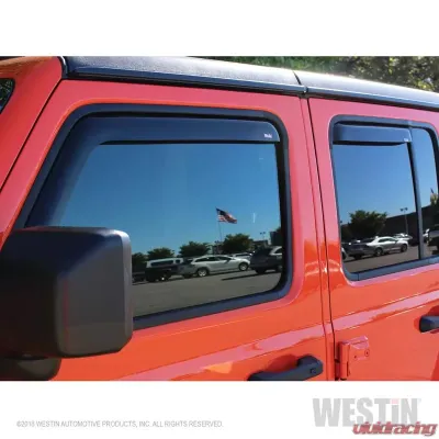 Westin In-Channel Wind Deflector Jeep Wrangler N/A 2018-2022 - 72-51499