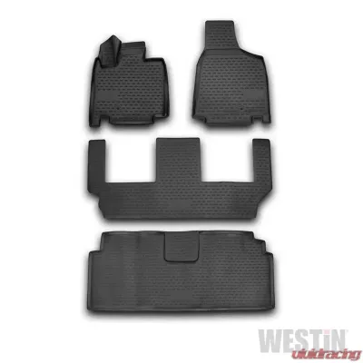 Westin Profile Floor Liners Dodge Grand Caravan "Front, Rear and Third Row" 2008-2018 - 74-09-41013