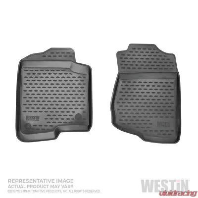 Westin Black Front Row Profile Floor Liners Ford F-150 SuperCrew/SuperCab 2015-2018 - 74-12-11029