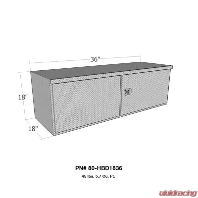 Westin Brute HD Under Body Tool Box - 80-HBD1836