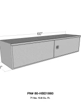 Westin Brute HD Under Body Tool Box                                     - 80-HBD1860 - Image 2