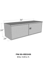 Westin Brute HD Under Body Tool Box                                     - 80-HBD2436 - Image 2