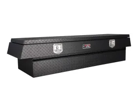 Westin Automotive Brute V Shape Goose Neck Tool Box, 57x19x19 in, Textured Black, Aluminum