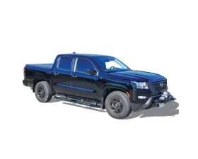 Westin Automotive Westin PRO TRAXX 4 Oval Nerf Step Bars Black for 2022 Nissan Frontier Crew Cab