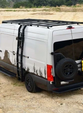 Westin Automotive Textured Black Mesa Roof Rack Mercedes-Benz Sprinter 1500 | 2500 | 3500 | 3500XD | 4500 2019-2024                                     - 15-00025 - Image 4